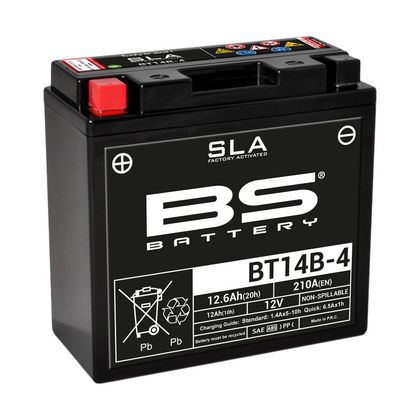 Batterie BS Battery SLA YT14B-4 /BT14B-4 ferme Type Acide Sans entretien/prête à l'emploi