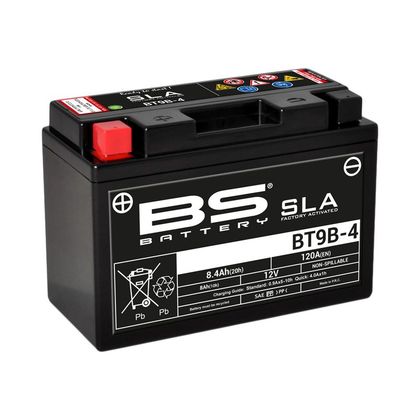 Batterie BS Battery SLA YT9B-4/BT9B-4 ferme Type Acide Sans entretien/prête à l'emploi