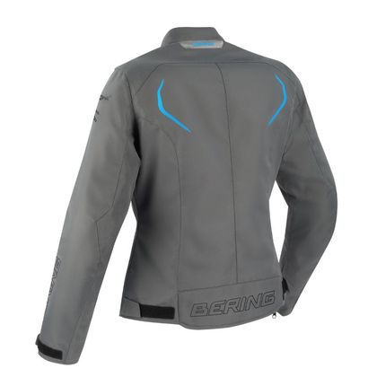 Blouson Bering LADY DUNDY - Gris / Bleu