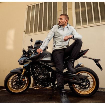 Blusão de Moto Bering ASA - Cinza / Cinza