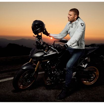 Blusão de Moto Bering ASA - Cinza / Cinza