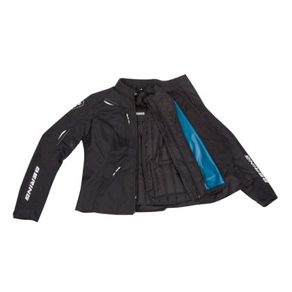 Blouson Moto Bering LADY BRAZILIA 3 EN 1 - Noir / Blanc