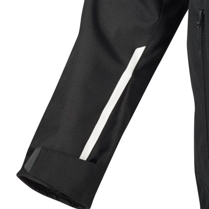 Blouson Moto Bering LADY PAMELA QUEEN SIZE - Noir / Blanc