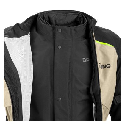 Bering BRISBANE GORE-TEX® Motorjas - Zwart / Beige