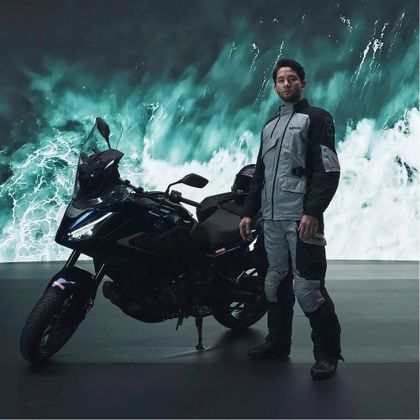 Bering BRISBANE GORE-TEX® Motorcykeljakke - Sort / Grå