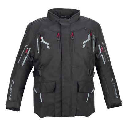 Bering TANAGA KING SIZE Motorcycle Jacket - Black Ref : BR1712 