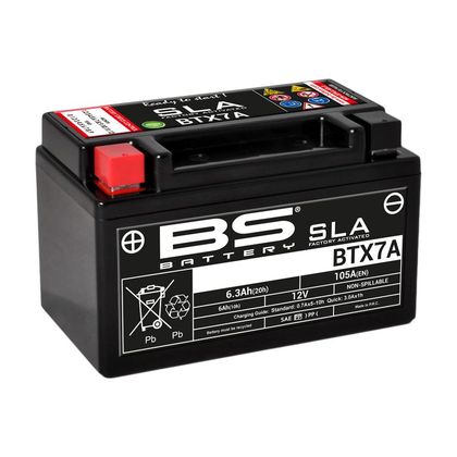 Batterie BS Battery SLA YTX7A-BS ferme Type Acide Sans entretien/prête à l'emploi