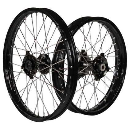 Roue Bud Racing avant + arrière - Noir