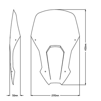 Puig Sport Windscherm - Grijs