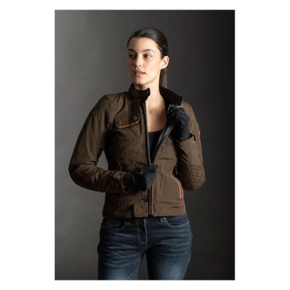 Blouson Moto LS2 BULLET FEMME - Marron