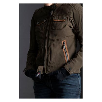 Blouson Moto LS2 BULLET FEMME - Marron