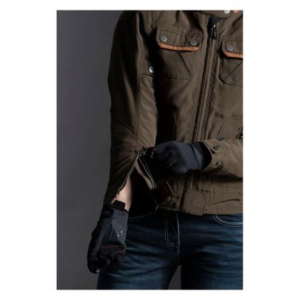 Blouson Moto LS2 BULLET FEMME - Marron