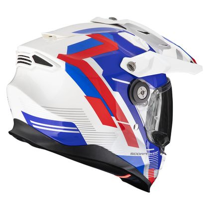 Scorpion Exo ADF-9000 LUCHT - PATROUILLE Integraalhelm - Wit / Blauw