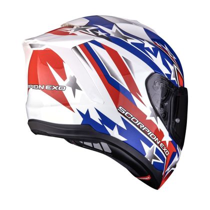 Casque intégral Scorpion Exo EXO-1500 AIR - ETOILE - Blanc / Bleu