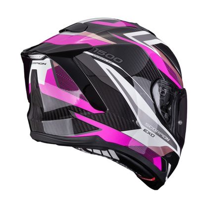 Casque intégral Scorpion Exo EXO-1500 CARBON AIR - HYDRO - Noir / Blanc