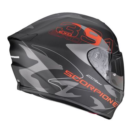 Casque intégral Scorpion Exo EXO-391 - KEY MAT - Noir / Gris