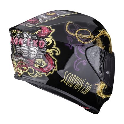 Casque intégral Scorpion Exo EXO-391 - MUMIA - Noir / Multicolore