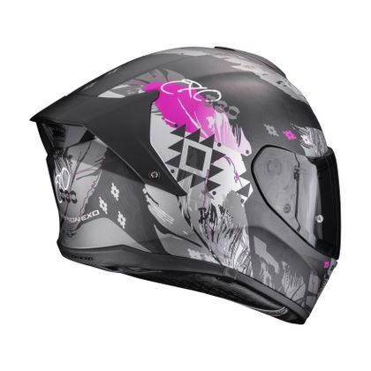 Casque intégral Scorpion Exo EXO-530 AIR HADJI - Noir / Rose