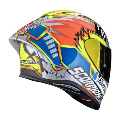 Scorpion Exo EXO-R1 EVO II AIR - ARON MISANO Integraalhelm - Grijs / Geel