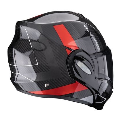 Scorpion Exo EXO-TECH EVO CARBON - CAD Modular helmet - Black / Red