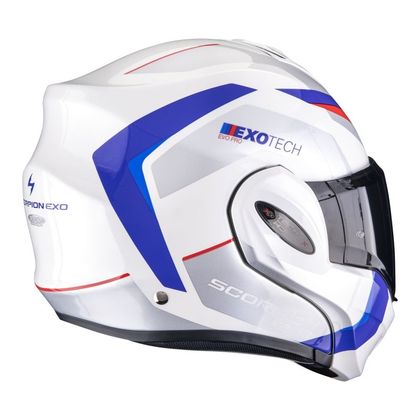 Casque modulable Scorpion Exo EXO-TECH EVO PRO - ACUTI - Bleu / Blanc