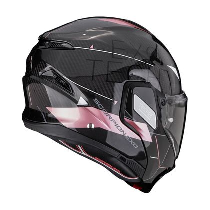 Scorpion Exo EXO-TECH II CARBON - VIATOR Modulært hjelm - Sort. / Rosa