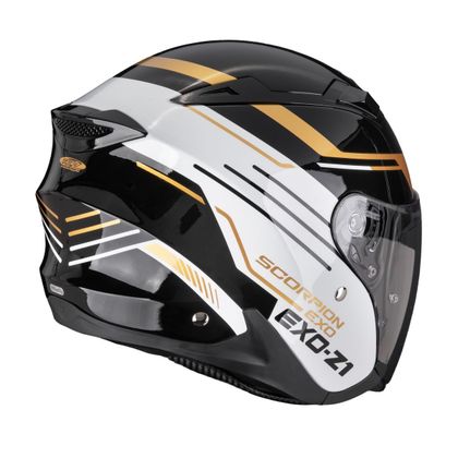 Kask jet Scorpion Exo EXO-Z1 - PRYMUS - Czarny / Biały