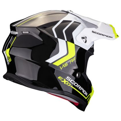 Casque cross Scorpion Exo VX-16 EVO AIR - FUSION 2024 - Noir / Jaune