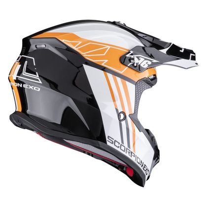 Scorpion Exo VX-16 EVO AIR - LINES 2026 Cross helmet - Black / Orange
