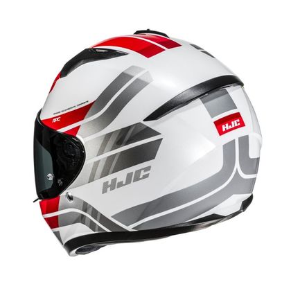 Hjc C10 - HIPER Integralhelm - Weiß / Rot