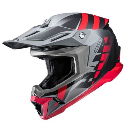 Hjc C50 - MIRAGE 2026 Cross-Helm - Schwarz / Rot Ref : HJ1365 