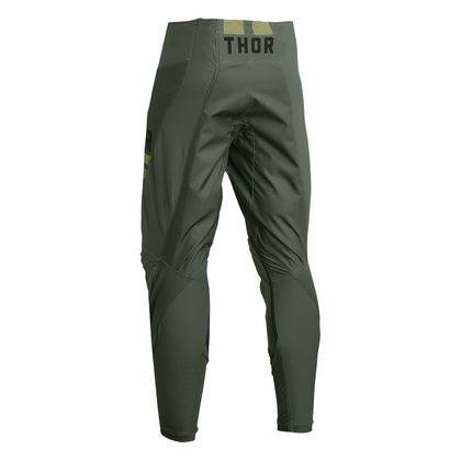Pantalón de motocross Thor YOUTH PULSE COMBAT - Verde / Negro