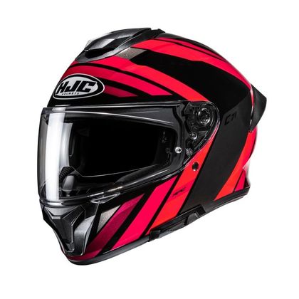 Casque intégral Hjc C71 - FABER - Noir / Rouge Ref : HJ1371 