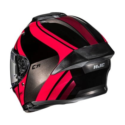 Casque intégral Hjc C71 - FABER - Noir / Rouge