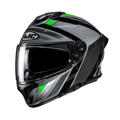 HJC C71 - FABER Integralhelm - Schwarz / Grün