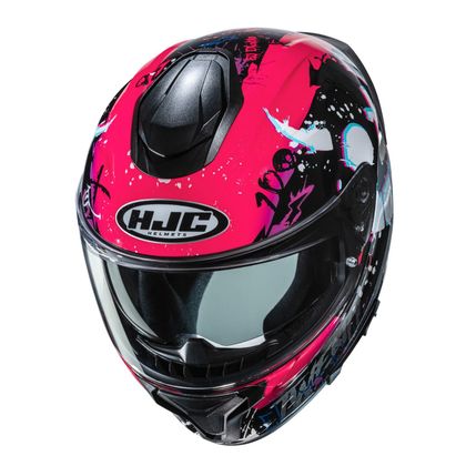 Casque intégral HJC C71 - FABIO QUARTARARO FQ20 - Noir / Rose