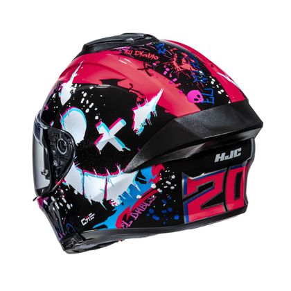 Casque intégral HJC C71 - FABIO QUARTARARO FQ20 - Noir / Rose