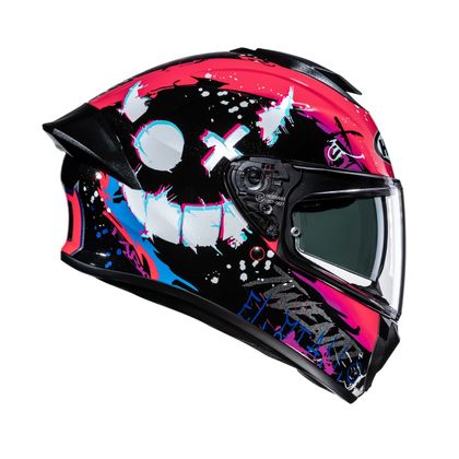 Casque intégral HJC C71 - FABIO QUARTARARO FQ20 - Noir / Rose