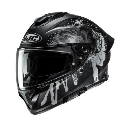 HJC C71 - ROKO MAT Integralhelm - Schwarz / Grau Ref : HJ1646 