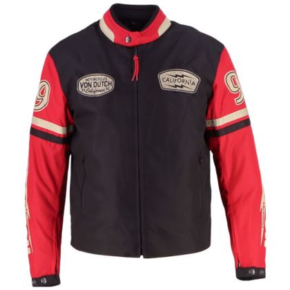 Helstons VON DUTCH CALIFORNIA Motor Vest - Blue / Red Ref : HS1380 