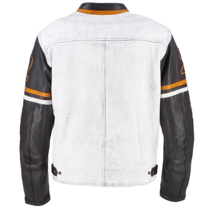 Helstons VON DUTCH KALIFORNIEN LUFT Motorweste - Weiß / Schwarz