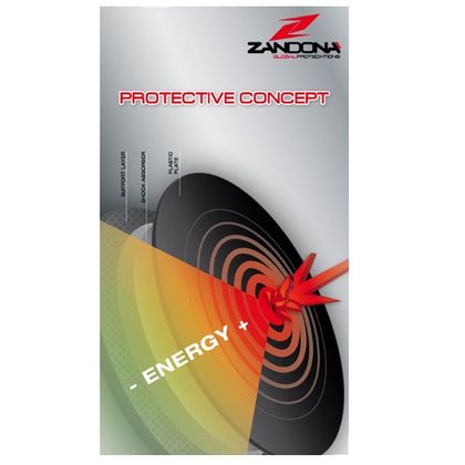 Protección lumbar Zandona SHIELD EVO X3 - HIGH VISIBILITY - Negro / Amarillo