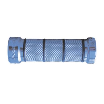 Progrip 866 Chroom/Blauw 22/25 Handgrepen Universeel - Grijs / Blauw