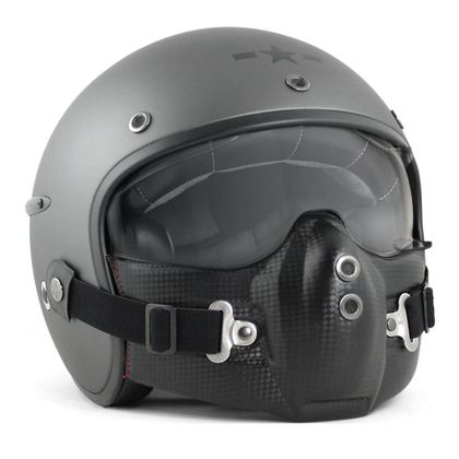 Casque jet Harisson CORSAIR - MAT UNI - Gris