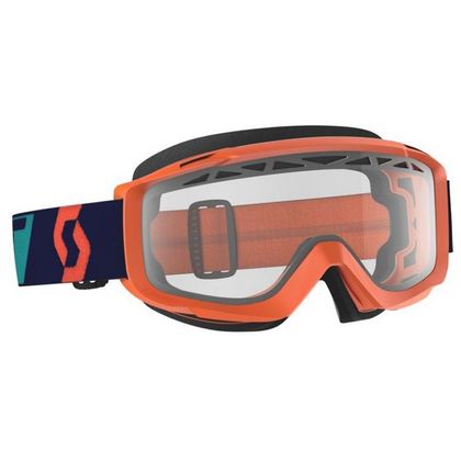 Masque cross Scott SPLIT OTG ENDURO - ORANGE BLUE - CLEAR 2019