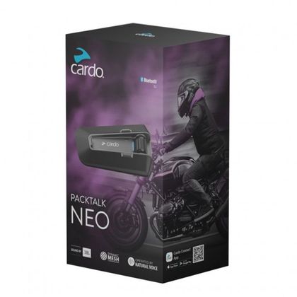 Interfono Cardo PACKTALK NEO - SOLO Ref : CR0077 / CAR-PTALK.NEO 