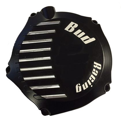 Couvercle de carter d'embrayage Bud Racing Alu CNC