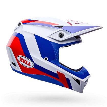 Casque cross Bell MX-10 MIPS - DYNO 2026 - Rouge / Blanc