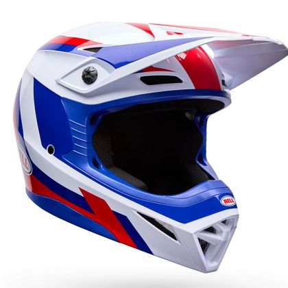 Casque cross Bell MX-10 MIPS - DYNO 2026 - Rouge / Blanc Ref : EL0863 