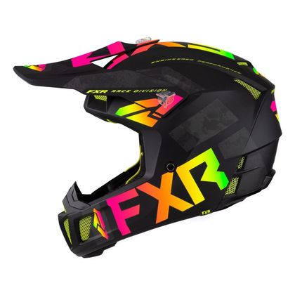 Casco de motocross FXR CLUTCH EVO LE SHERBERT 2022 - Negro / Multicolor